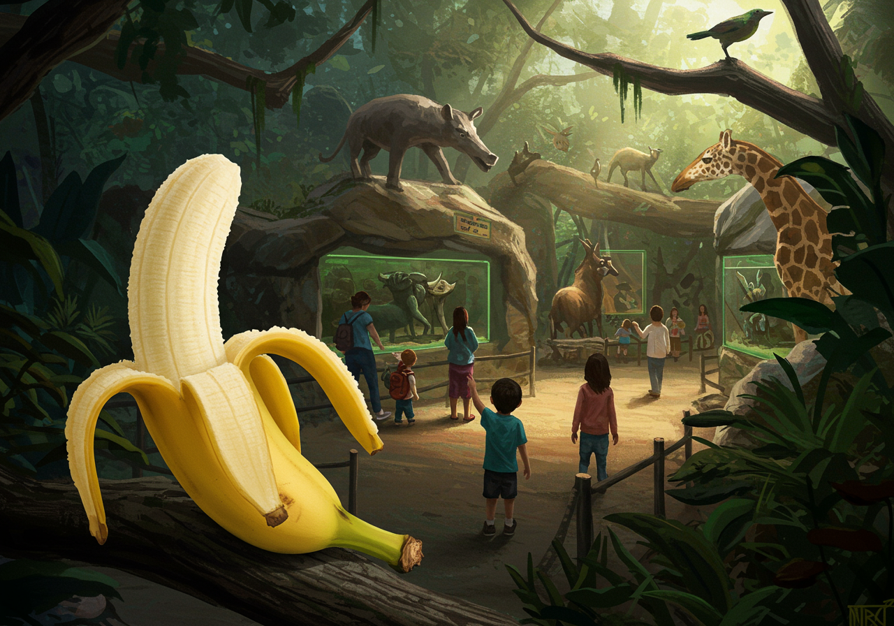 Banane Maléfique au Zoo! 0 (0)