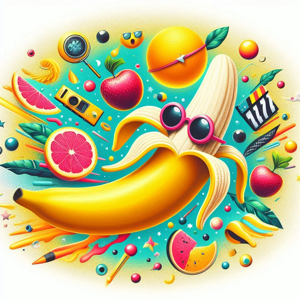 La Danse Fruitière : Éclats de Banane et Rêves Colorés 0 (0)