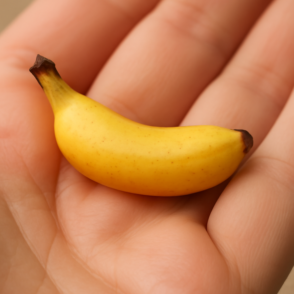 Sur la paume d'une main se love un éclat de soleil, doux trésor des tropiques, prêt à faire sourire les papilles.