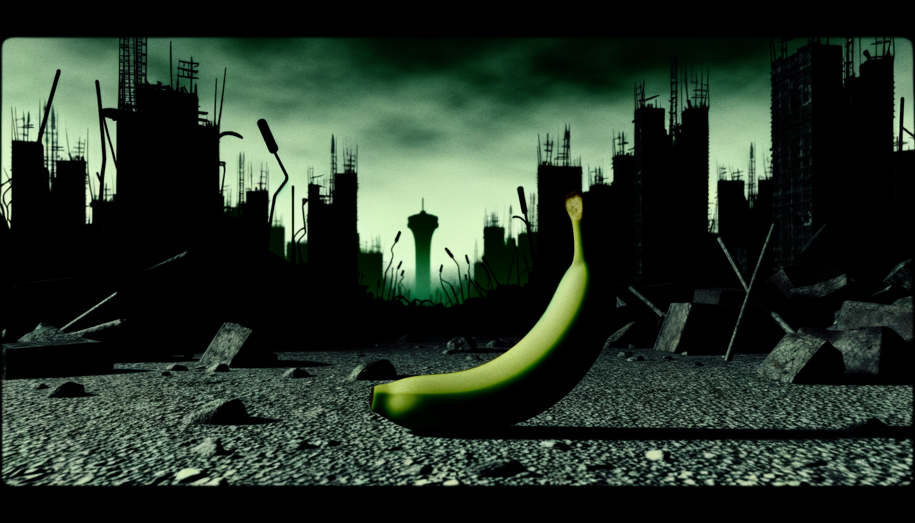 Banana au milieu des décombres 0 (0)