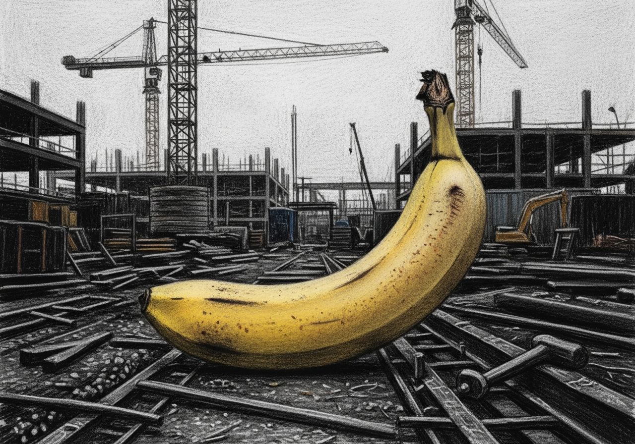 Banane sur le chantier ! 0 (0)